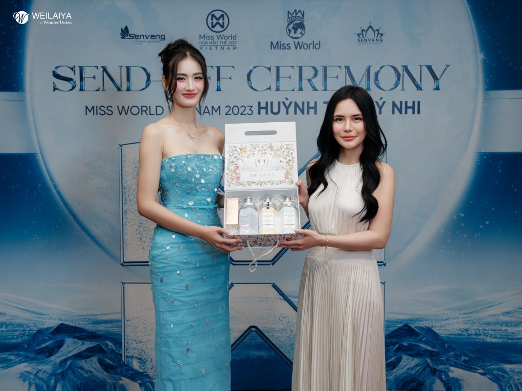 Weilaiya đồng hành cùng Hoa hậu Huỳnh Trần Ý Nhi chinh phục Miss World 2025